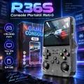 R36S Console Portátil Retrô com mais de 15.000 jogos, tela IPS de 3,5 polegadas e 64 GB